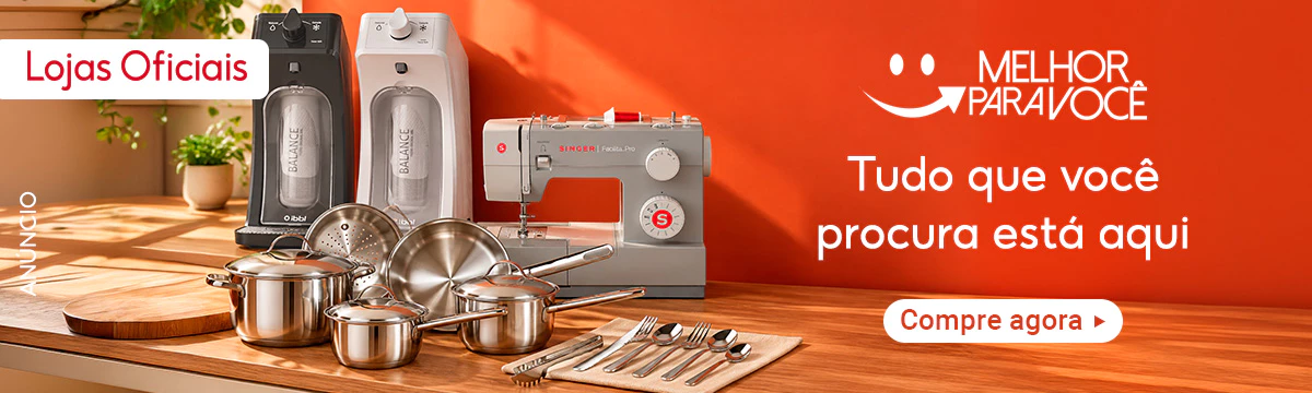 Ofertas para casa e cozinha: utensílios, eletrodomésticos e máquina de costura