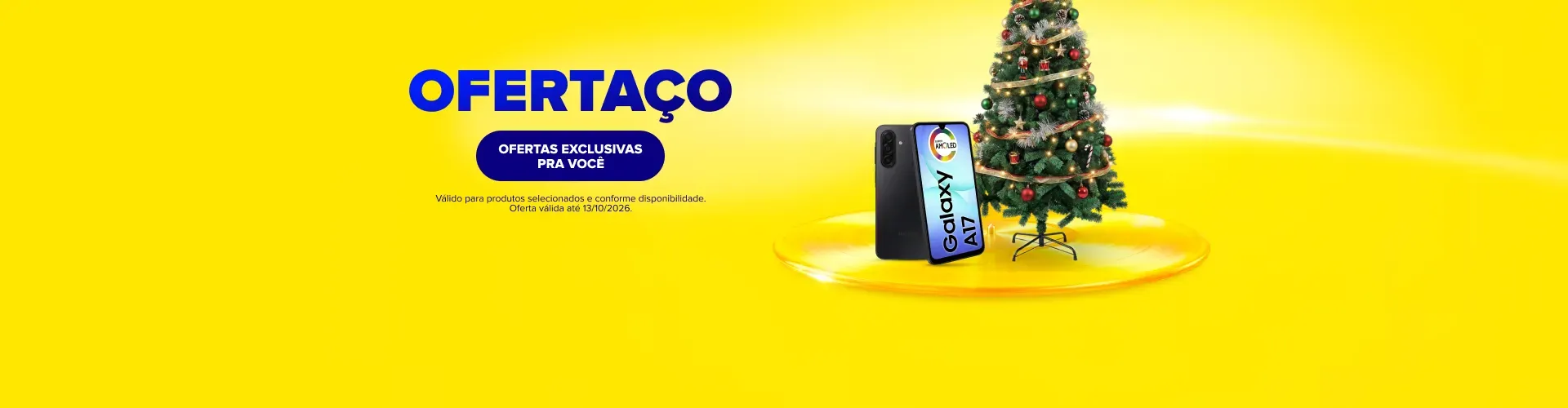 Ofertas de tecnologia e smartphones para o Natal